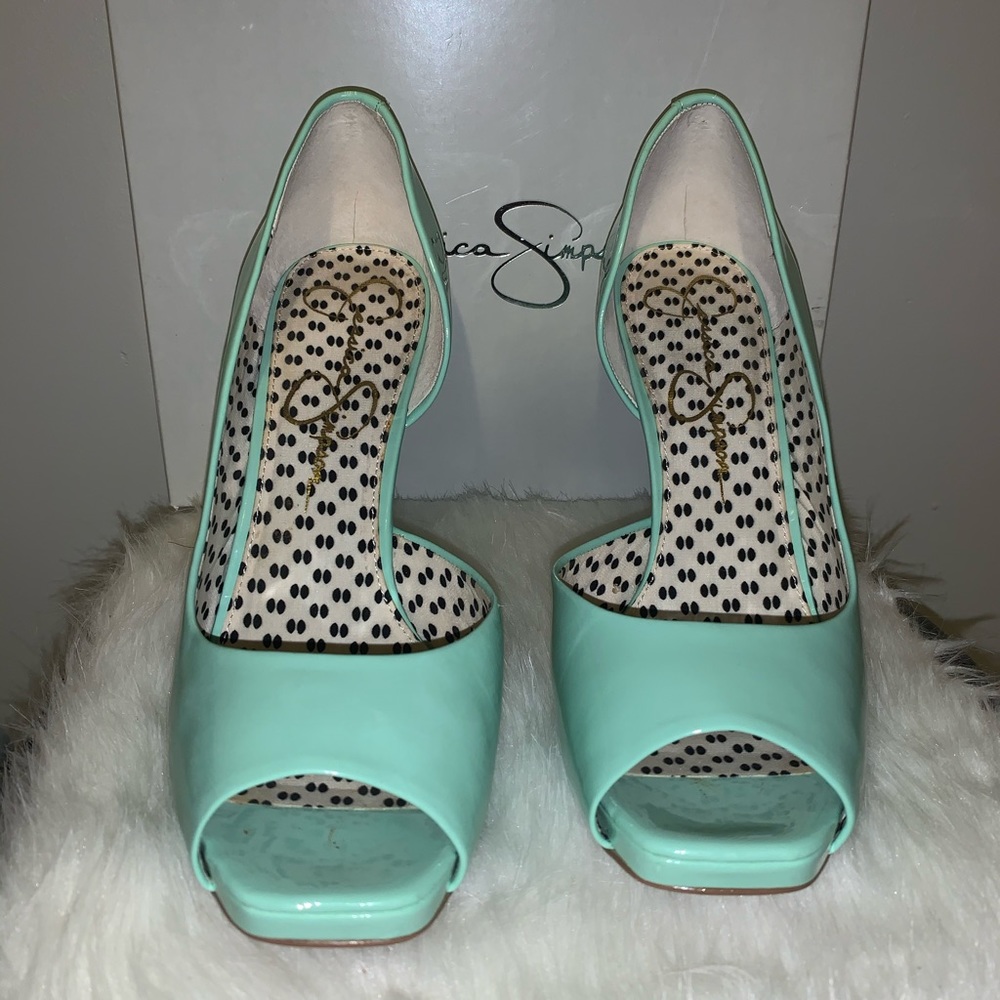 Jessica Simpson Seafoam Green  Heels